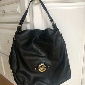 Michael Kors Leather Sloughy Shoulder Bag